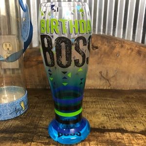 Birthday boss Glass